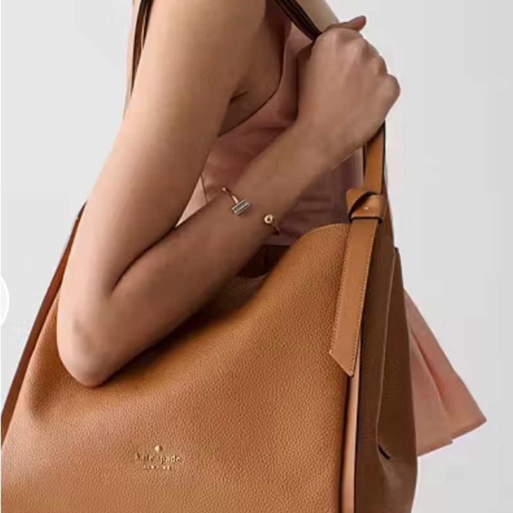 Kate Spade Knott Large Shoulder Bag – Bungalow (Tan) – Excellent Condition